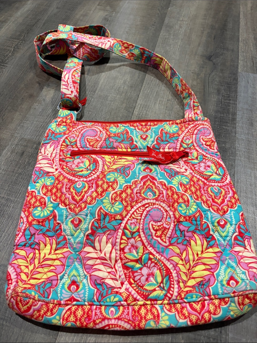 Vera Bradley Multicolor Paisley Quilted Crossbody